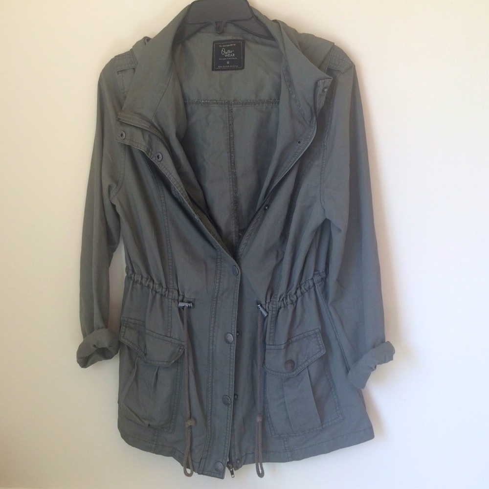 Cotton On anorak military green jacket